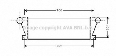 AVA QUALITY COOLING iv4021 -  Интеркулер